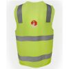 JB's Hi Vis (D+N) Zip Safety Vest Thumbnail