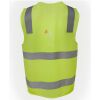 JB's Hi Vis (D+N) Zip Safety Vest Thumbnail