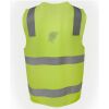 JB's Hi Vis (D+N) Zip Safety Vest Thumbnail
