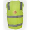 JB's Hi Vis (D+N) Zip Safety Vest Thumbnail