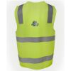 JB's Hi Vis (D+N) Zip Safety Vest Thumbnail