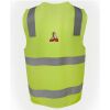 JB's Hi Vis (D+N) Zip Safety Vest Thumbnail