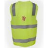 JB's Hi Vis (D+N) Zip Safety Vest Thumbnail
