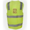 JB's Hi Vis (D+N) Zip Safety Vest Thumbnail