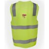 JB's Hi Vis (D+N) Zip Safety Vest Thumbnail