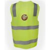 JB's Hi Vis (D+N) Zip Safety Vest Thumbnail