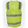 JB's Hi Vis (D+N) Zip Safety Vest Thumbnail