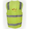 JB's Hi Vis (D+N) Zip Safety Vest Thumbnail