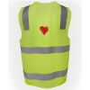 JB's Hi Vis (D+N) Zip Safety Vest Thumbnail