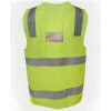 JB's Hi Vis (D+N) Zip Safety Vest Thumbnail