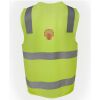 JB's Hi Vis (D+N) Zip Safety Vest Thumbnail