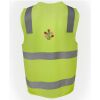 JB's Hi Vis (D+N) Zip Safety Vest Thumbnail