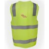 JB's Hi Vis (D+N) Zip Safety Vest Thumbnail