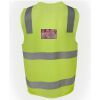 JB's Hi Vis (D+N) Zip Safety Vest Thumbnail