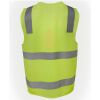 JB's Hi Vis (D+N) Zip Safety Vest Thumbnail