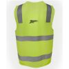 JB's Hi Vis (D+N) Zip Safety Vest Thumbnail