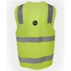 JB's Hi Vis (D+N) Zip Safety Vest Thumbnail