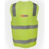 JB's Hi Vis (D+N) Zip Safety Vest Thumbnail