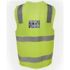 JB's Hi Vis (D+N) Zip Safety Vest Thumbnail
