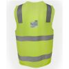 JB's Hi Vis (D+N) Zip Safety Vest Thumbnail
