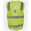 JB's Hi Vis (D+N) Zip Safety Vest Thumbnail