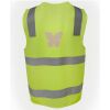 JB's Hi Vis (D+N) Zip Safety Vest Thumbnail