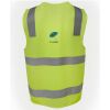 JB's Hi Vis (D+N) Zip Safety Vest Thumbnail