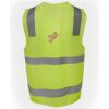 JB's Hi Vis (D+N) Zip Safety Vest Thumbnail