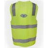 JB's Hi Vis (D+N) Zip Safety Vest Thumbnail