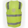 JB's Hi Vis (D+N) Zip Safety Vest Thumbnail