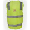 JB's Hi Vis (D+N) Zip Safety Vest Thumbnail