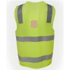 JB's Hi Vis (D+N) Zip Safety Vest Thumbnail