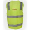 JB's Hi Vis (D+N) Zip Safety Vest Thumbnail