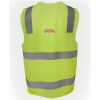 JB's Hi Vis (D+N) Zip Safety Vest Thumbnail
