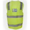 JB's Hi Vis (D+N) Zip Safety Vest Thumbnail