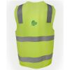 JB's Hi Vis (D+N) Zip Safety Vest Thumbnail