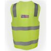 JB's Hi Vis (D+N) Zip Safety Vest Thumbnail