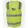 JB's Hi Vis (D+N) Zip Safety Vest Thumbnail