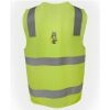 JB's Hi Vis (D+N) Zip Safety Vest Thumbnail