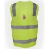 JB's Hi Vis (D+N) Zip Safety Vest Thumbnail