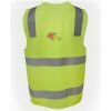 JB's Hi Vis (D+N) Zip Safety Vest Thumbnail