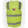 JB's Hi Vis (D+N) Zip Safety Vest Thumbnail