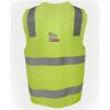 JB's Hi Vis (D+N) Zip Safety Vest Thumbnail