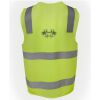 JB's Hi Vis (D+N) Zip Safety Vest Thumbnail