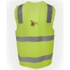 JB's Hi Vis (D+N) Zip Safety Vest Thumbnail
