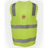 JB's Hi Vis (D+N) Zip Safety Vest Thumbnail