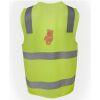 JB's Hi Vis (D+N) Zip Safety Vest Thumbnail