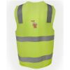 JB's Hi Vis (D+N) Zip Safety Vest Thumbnail