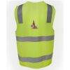JB's Hi Vis (D+N) Zip Safety Vest Thumbnail