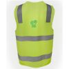 JB's Hi Vis (D+N) Zip Safety Vest Thumbnail